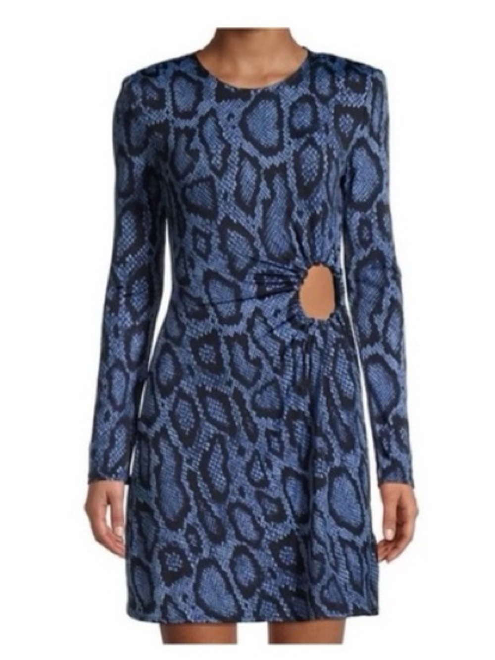 Danielle Bernstein by WeWoreWhat Python Print O-ring dress Sz Small